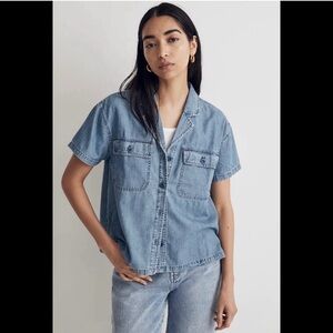 Madewell Denim Camp Shirt